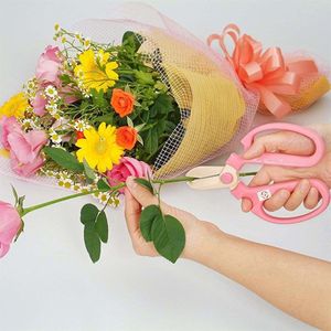TESOURA  JAPONESA FLORISTA IKEBANA E IKENOBO SAKAGEN ROSA PINK TYPE F170 REF.10352