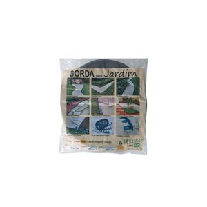 Verdeal borda para jardim preto - 6 m
