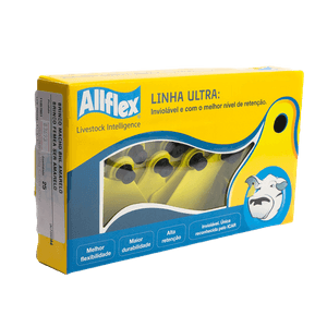 Brinco p/ animais Allflex (grande) - Amarelo