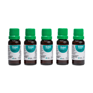 Butox vidro 20ml - 5 frascos