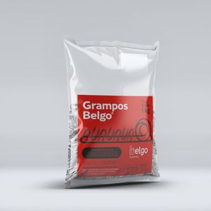 Grampos Belgo Galvanizado para Cerca - 9 X 1" Pacote 1 KG | Grampo Grande