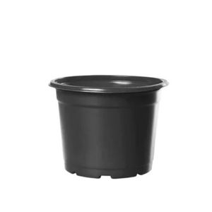 Pote Vaso de Plástico Flexível Tipo Holambra NP11 Nutriplan cor - PRETO