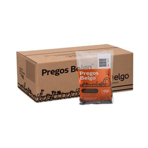 Prego Belgo Polido com Cabeça BWG 1 1/2 X 13 - PG 15X18 - Caixa de 20 KG