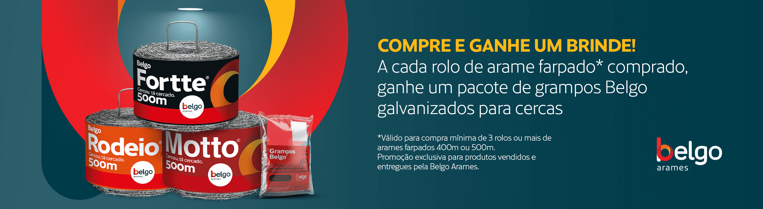 Compre e Ganhe Grampo