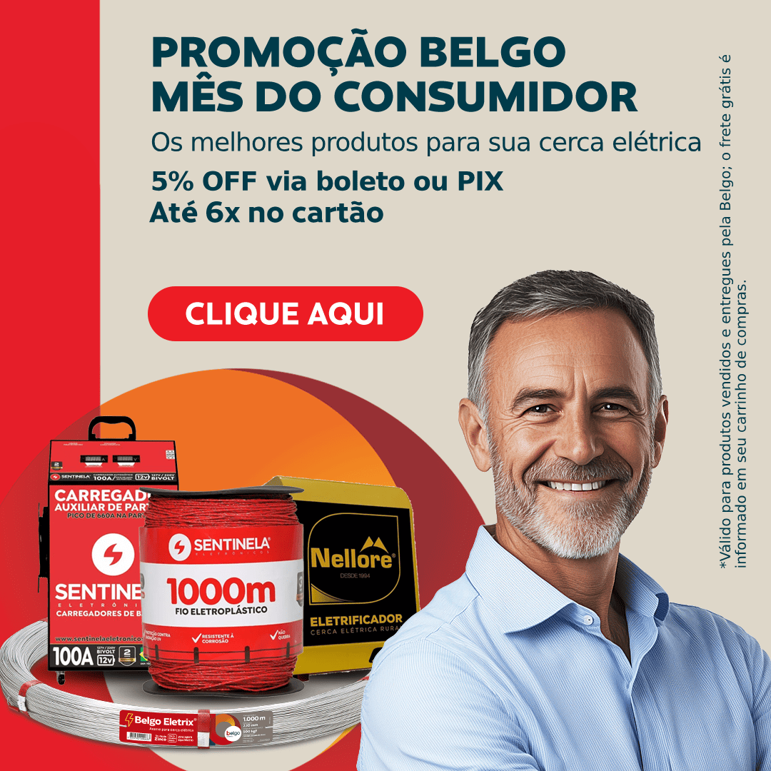 Produtos para cerca elétrica 
